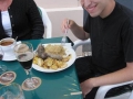 Trying_German_food